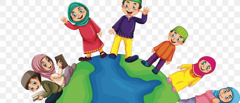 Muslim Islam Royalty-free, PNG, 1456x630px, Muslim, Cartoon, Child, Clown, Family Download Free