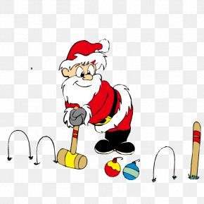 Santa Claus Vector Image Download - Santa Claus Croquet Basketball Animation Clip Art PNG