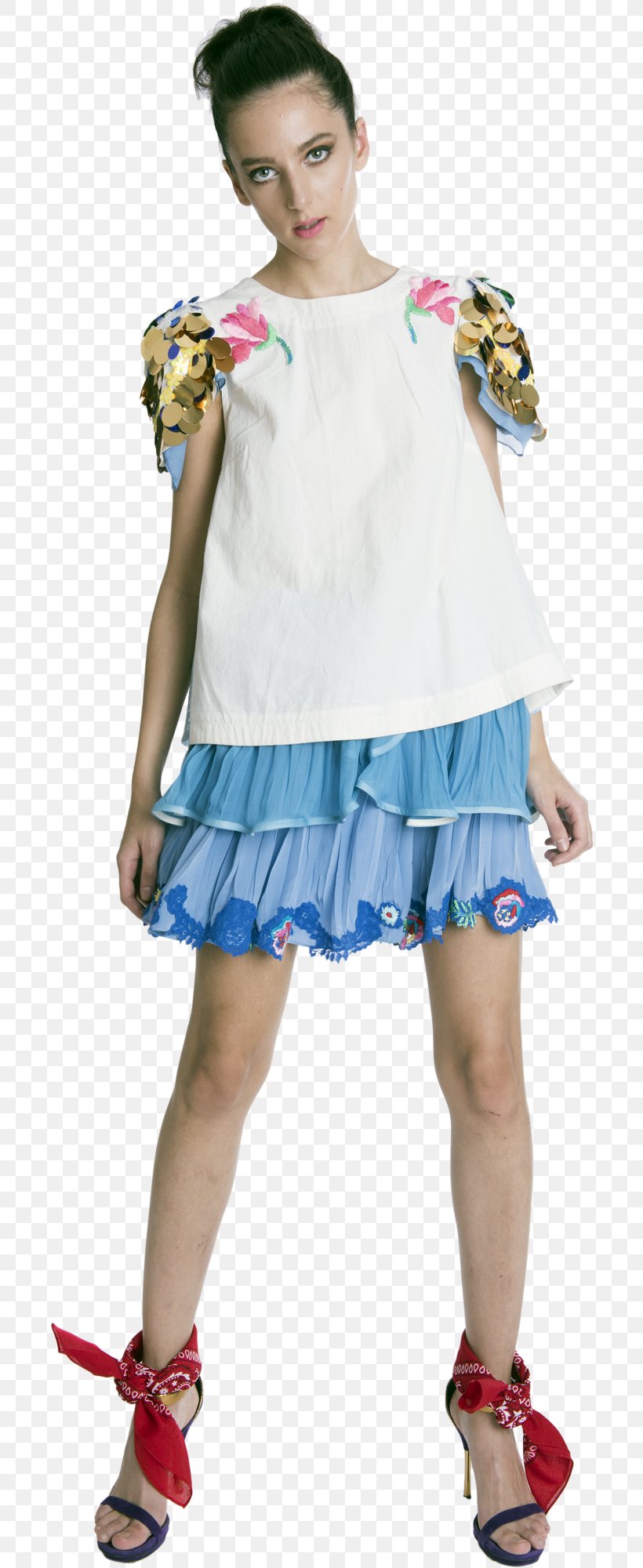 Corina Vladescu T-shirt Skirt Pants Shorts, PNG, 696x2000px, Tshirt, Blue, Clothing, Costume, Designer Download Free