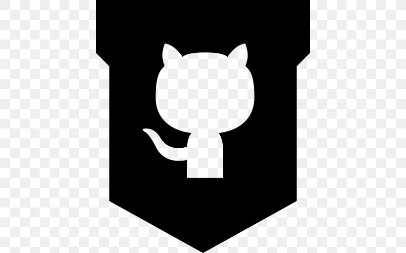 GitHub Logo, PNG, 512x512px, Github, Black, Black And White, Brand, Cat Download Free