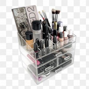 Make Up Organizer - Cosmetics Box Drawer Make-up Organizta Acrylic Makeup & Cosmetic Organizer PNG