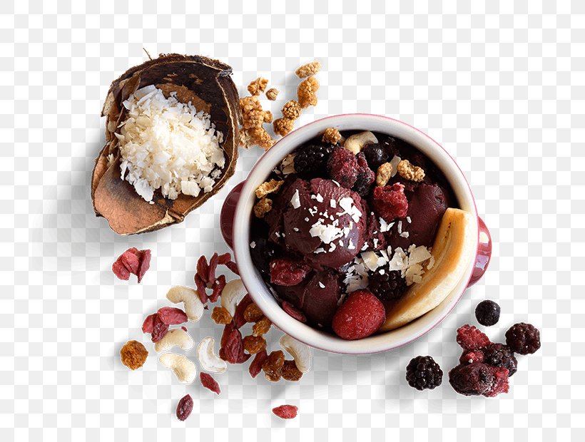 Ice Cream Açaí Na Tigela Muesli Smoothie Organic Food, PNG, 730x620px, Ice Cream, Berry, Bowl, Dessert, Dish Download Free