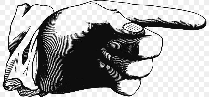 Index Finger Middle Finger Hand Clip Art, PNG, 800x380px, Index Finger, Arm, Black And White, Drawing, Ear Download Free
