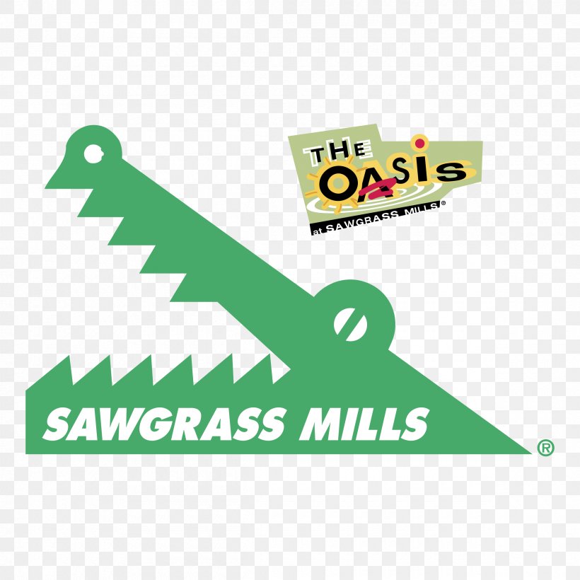 Sawgrass Mills Circle Logo Shopping Centre Outlet Miami, PNG, 2400x2400px, Sawgrass Mills, Area, Brand, Green, Label Download Free