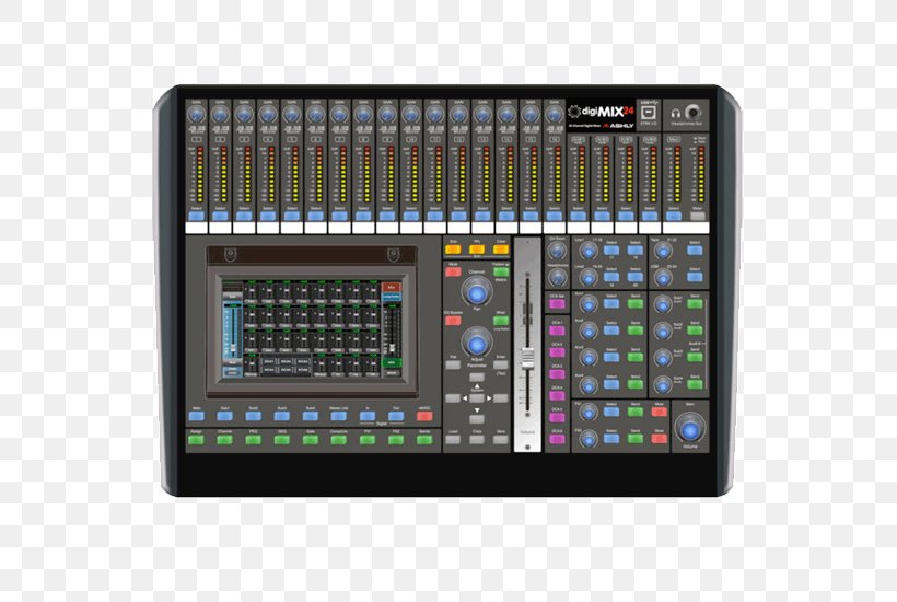Audio Mixers Digital Mixing Console Ashly Audio Television, PNG, 550x550px, Watercolor, Cartoon, Flower, Frame, Heart Download Free