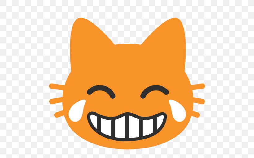 Cat Face With Tears Of Joy Emoji Crying Laughter, PNG, 512x512px, Cat, Carnivoran, Cat Like Mammal, Crying, Emoji Download Free