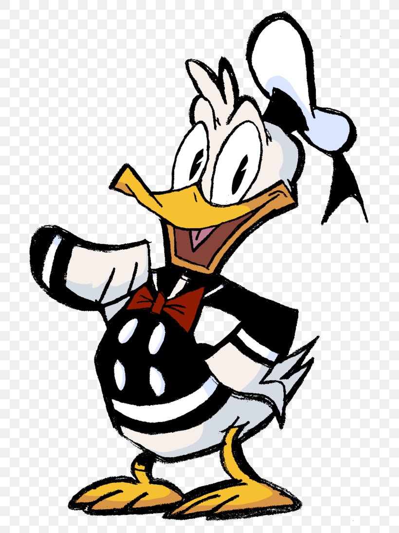 Donald Duck Daffy Duck Flintheart Glomgold Drawing Character, PNG, 730x1095px, Donald Duck, Art, Artwork, Beak, Bird Download Free