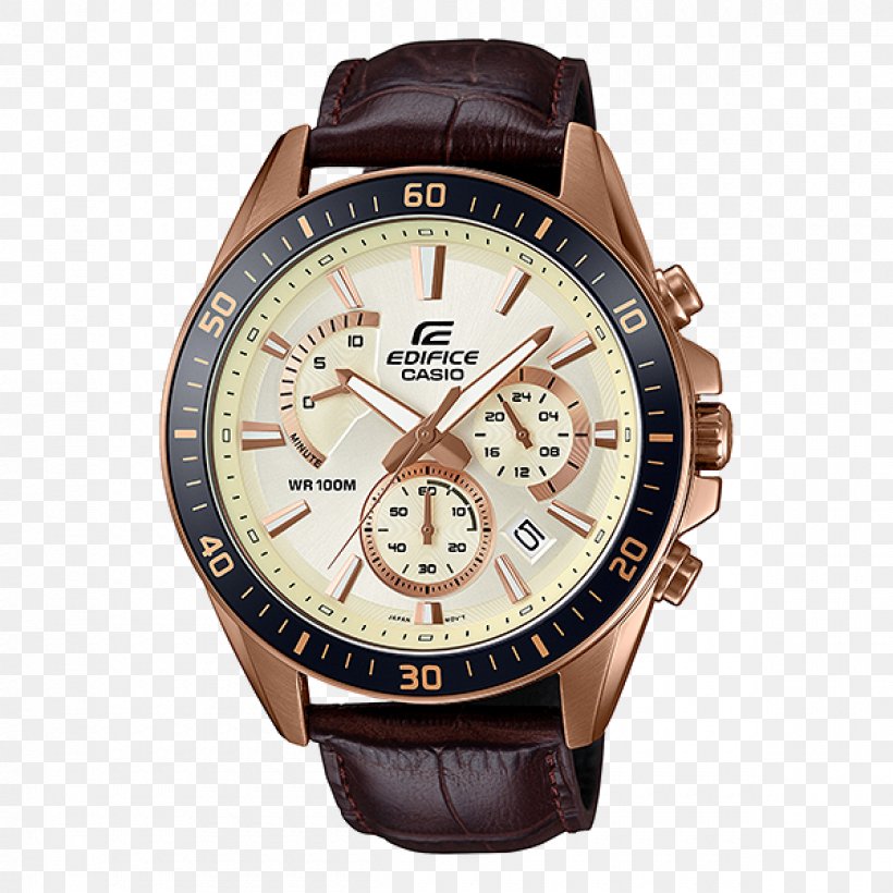 Casio Edifice G-Shock Watch Chronograph, PNG, 1200x1200px, Casio, Analog Watch, Brand, Brown, Calculator Watch Download Free