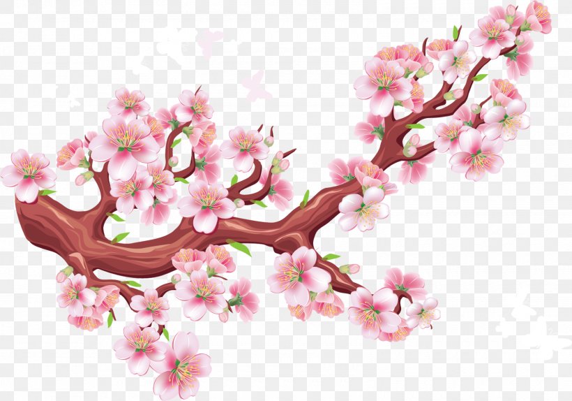 Cherry Blossom Bird Flower, PNG, 1600x1121px, Blossom, Art, Bird, Branch, Cherry Blossom Download Free