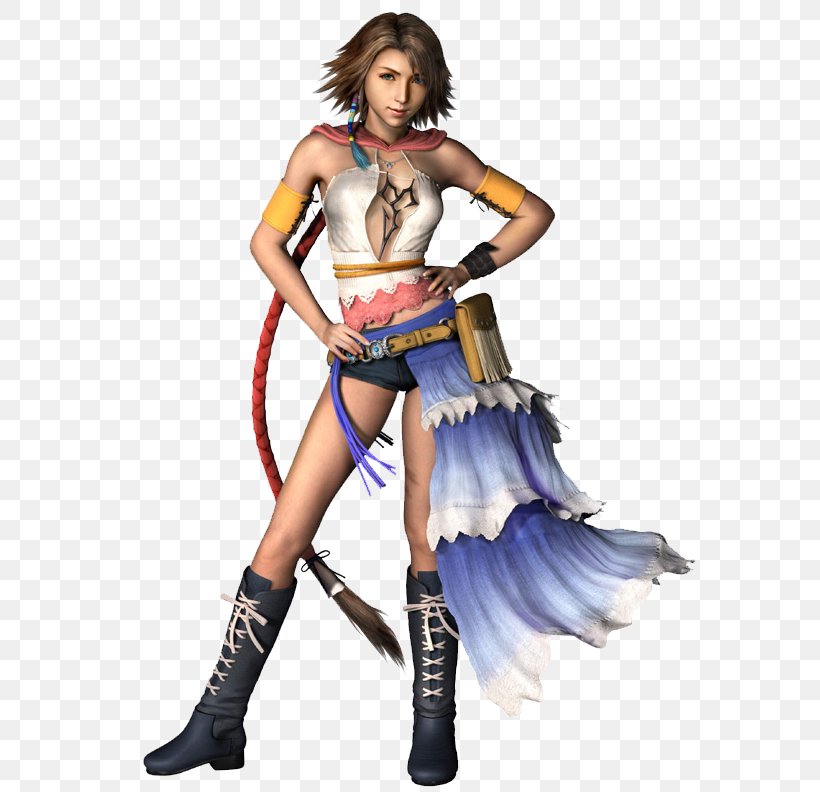 Final Fantasy X-2 Final Fantasy X/X-2 HD Remaster Final Fantasy Explorers Yuna, PNG, 617x792px, Final Fantasy X2, Action Figure, Clothing, Cosplay, Costume Download Free