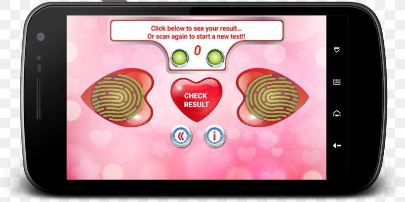 Smartphone Love Test Fingerprint Screenshot Image Scanner, PNG, 1280x641px, Smartphone, Android, Aptoide, Brand, Computer Monitors Download Free