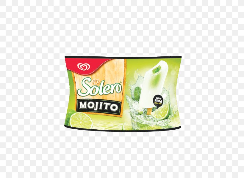 Solero Mojito Ice Cream Ice Pop Flavor, PNG, 600x600px, Solero, Brand, Dessert, Display Case, Erakusmahai Download Free