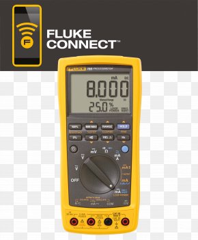 Digital Multimeter - Fluke Corporation Multimeter Current Clamp True RMS Converter Calibration PNG