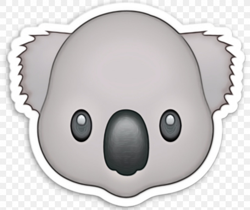 Koala Bears Emoji Cuteness Marsupials, PNG, 1024x861px, Watercolor, Bears, Cartoon, Cuteness, Drawing Download Free