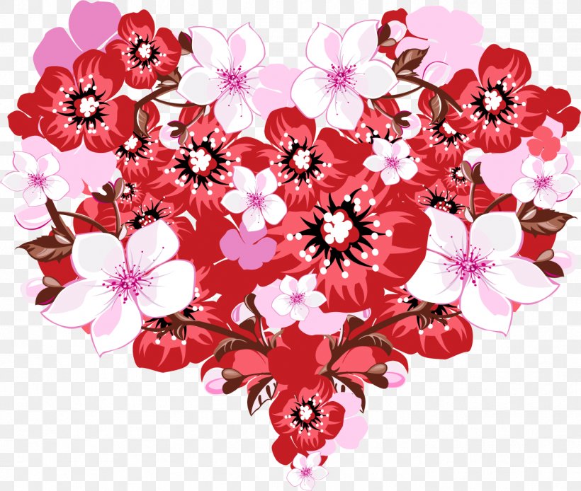 Flower Bouquet Valentine's Day Clip Art, PNG, 1316x1114px, Flower, Annual Plant, Artificial Flower, Blossom, Cherry Blossom Download Free