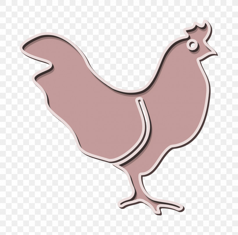 Cock Icon Chicken Icon Animals Icon, PNG, 1238x1224px, Cock Icon, Animals Icon, Beak, Cartoon, Chicken Download Free