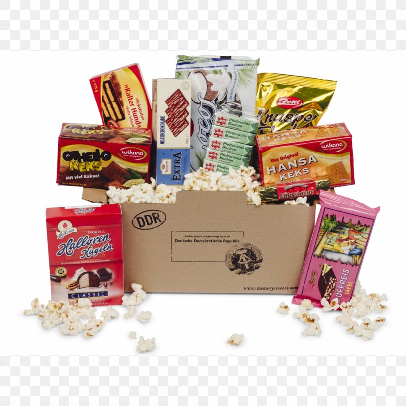 East Germany MemorySweets GmbH German Reunification Ostpaket Food, PNG, 1000x1000px, East Germany, Biscuits, Box, Candy, Chocolate Download Free