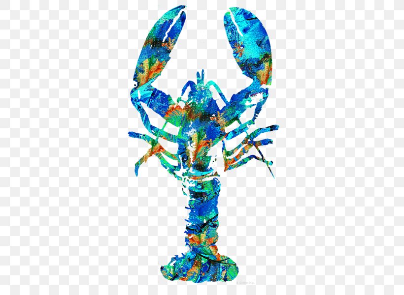American Lobster Watercolor Painting Art Printmaking, PNG, 600x600px, American Lobster, Art, Artist, Body Jewelry, Decapoda Download Free