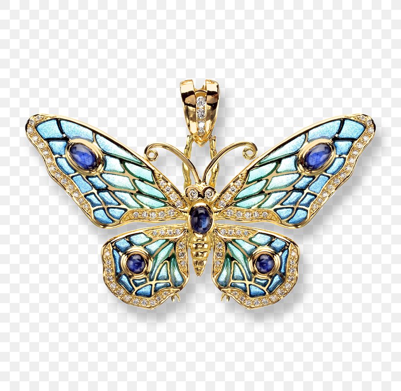 Brooch Monarch Butterfly Gold Jewellery Sapphire, PNG, 800x800px, Brooch, Blue Diamond, Body Jewelry, Butterfly, Charms Pendants Download Free