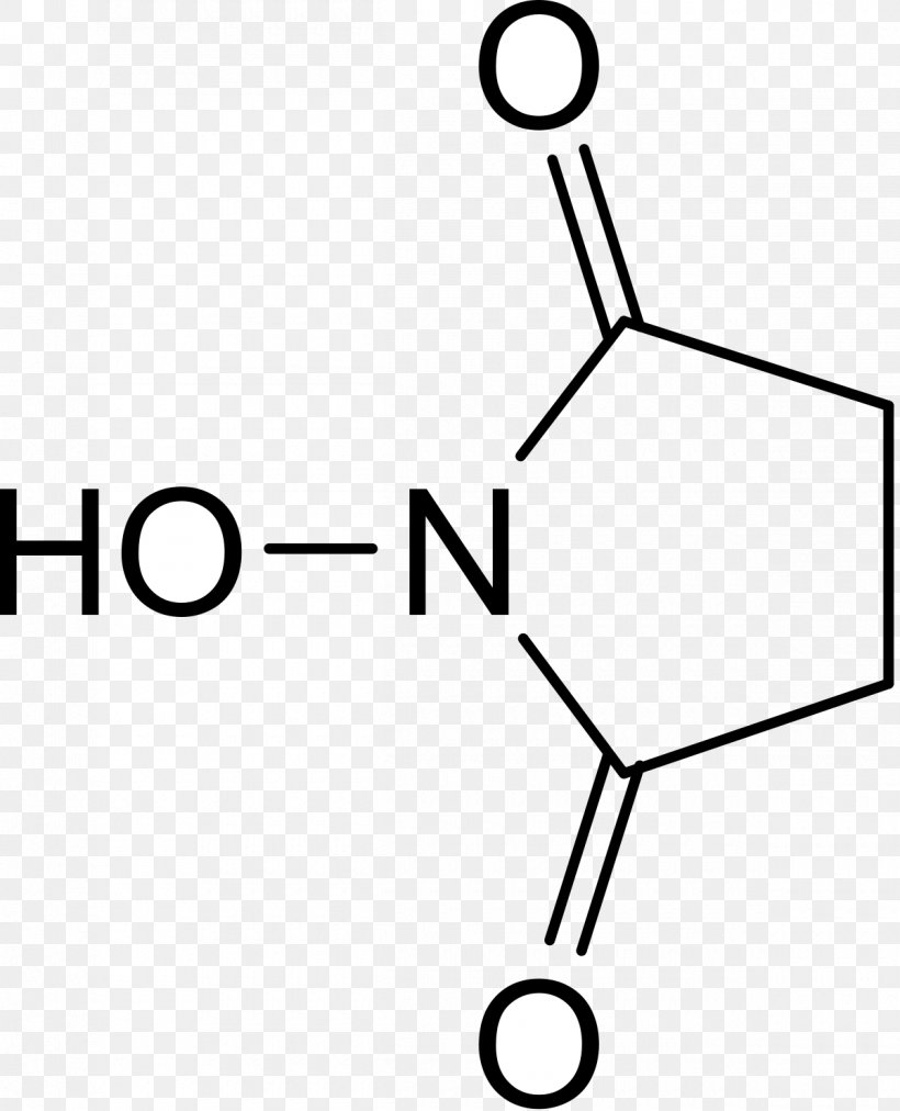 N-Hydroxysuccinimide Chemistry Molecule Atom Chemical Compound, PNG, 1200x1482px, Nhydroxysuccinimide, Area, Atom, Black And White, Carbon Download Free