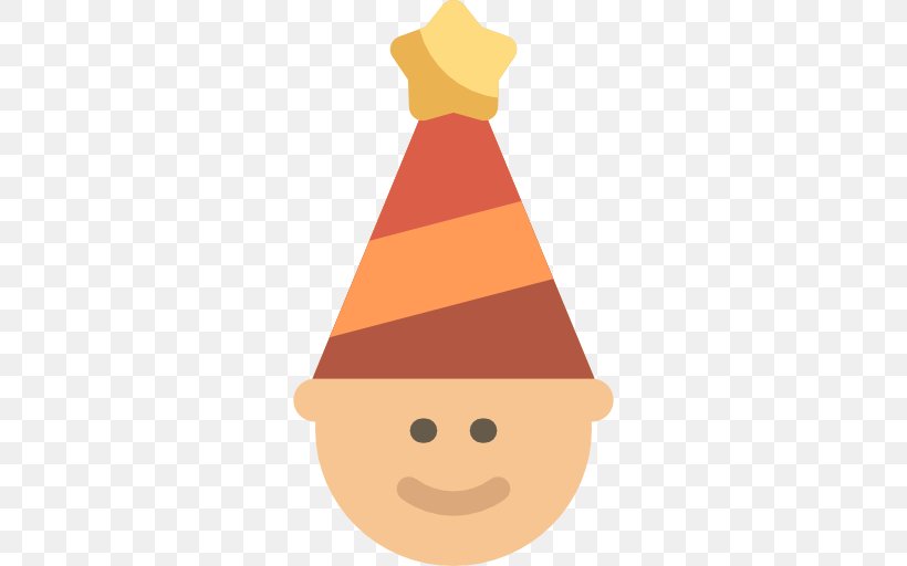 Cone Smile Orange, PNG, 512x512px, Child, Birthday, Cone, Fictional Character, Hat Download Free