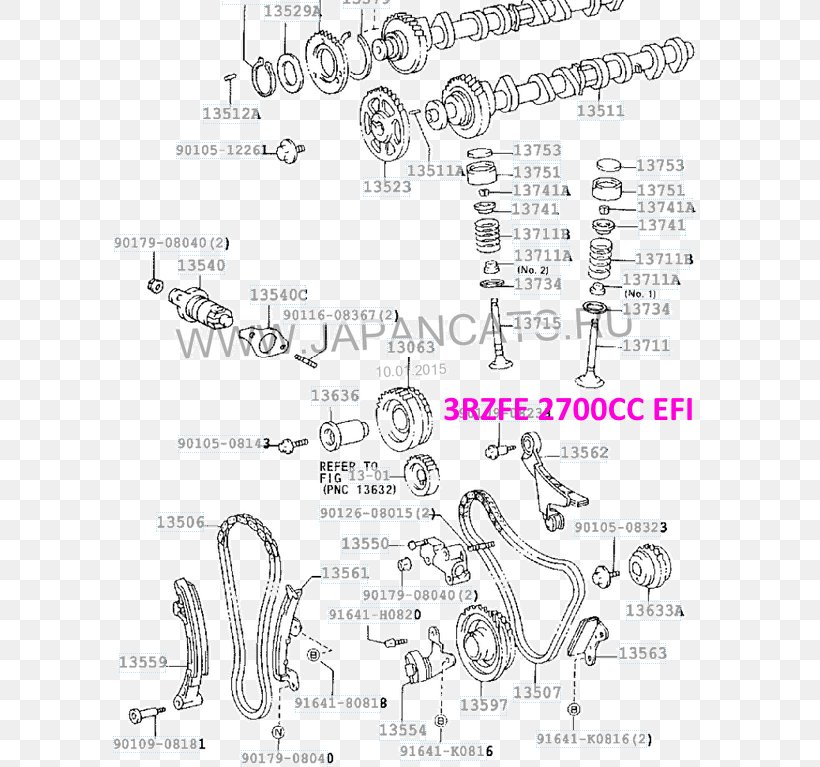 Toyota Tacoma Toyota TownAce Camshaft Tensioner, PNG, 594x767px, Toyota Tacoma, Area, Artwork, Auto Part, Black And White Download Free