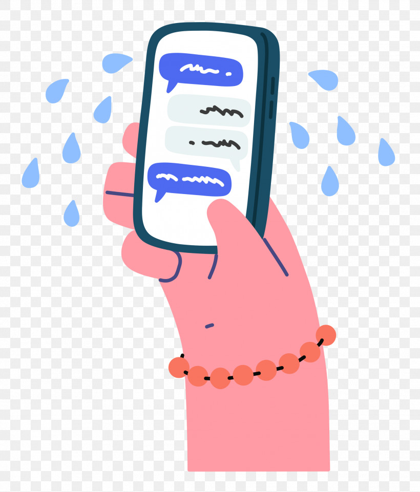 Chatting Chat Phone, PNG, 2131x2500px, Chatting, Behavior, Cartoon, Chat, Hand Download Free