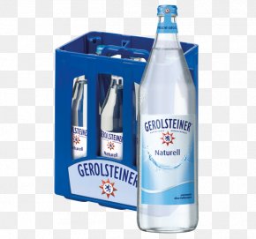 Bottle - Gerolsteiner Brunnen Mineral Water Bottle GlashÃ¤ger Brunnen GmbH Glass PNG