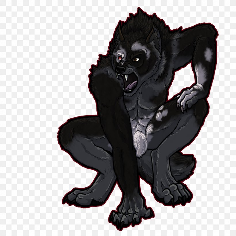 Gorilla Werewolf Digital Art Artist, PNG, 1024x1024px, Gorilla, Art, Artist, Commission, Deviantart Download Free