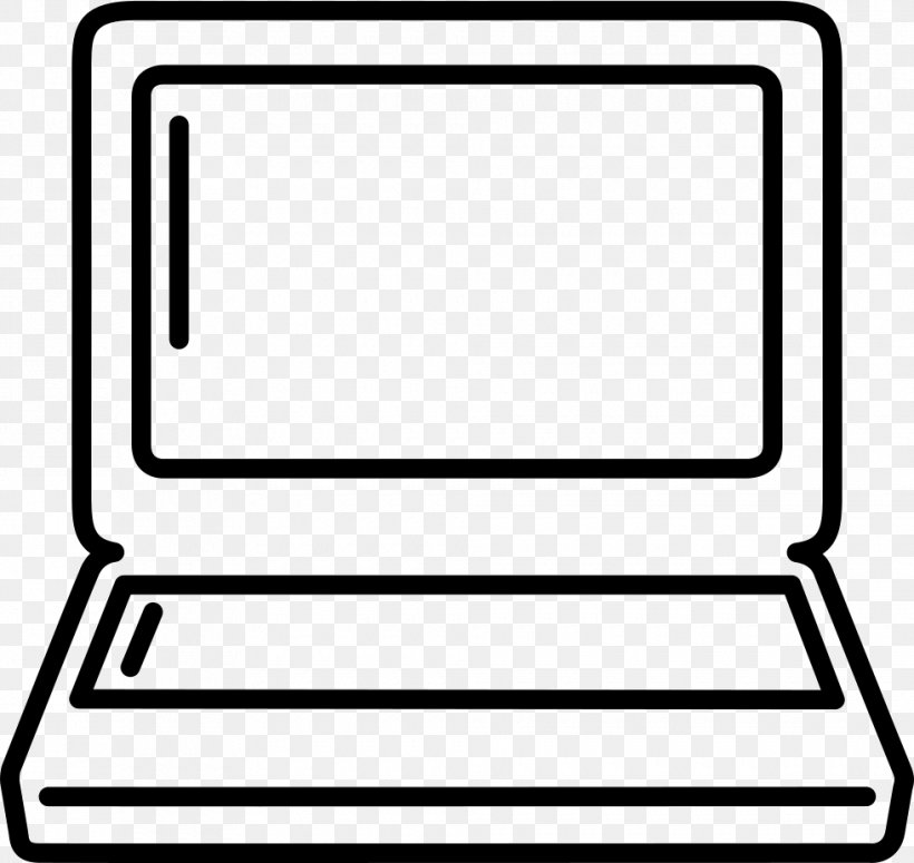 Laptop, PNG, 980x927px, Laptop, Area, Black And White, Computer, Computer Monitors Download Free