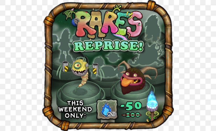 My Singing Monsters Rerun PC Game Indeed Fan Art, PNG, 500x500px, My Singing Monsters, Birthday, Cartoon, Fan Art, Games Download Free