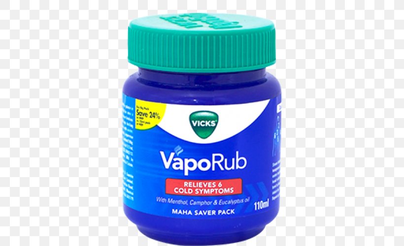 Vicks VapoRub Pharmaceutical Drug Common Cold Inhaler, PNG, 500x500px, Vicks, Common Cold, Cough, Dietary Supplement, Inhaler Download Free