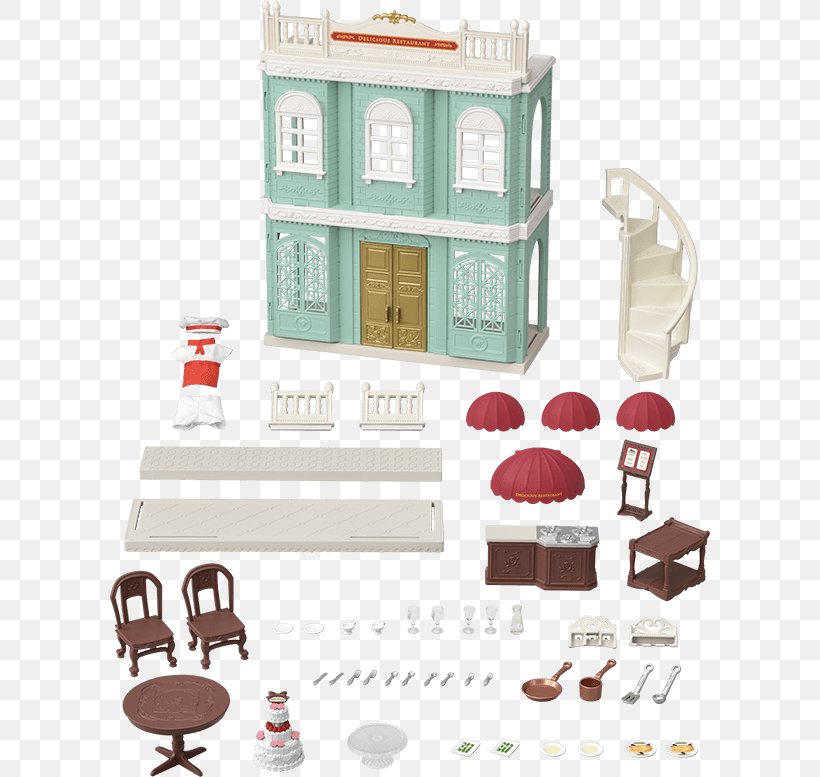 Sylvanian Families Restaurant Chef Doll Toy, PNG, 600x777px, Sylvanian Families, Chef, Cook, Delivery, Doll Download Free