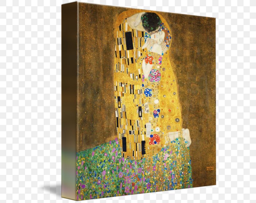 The Kiss Painting Canvas Print Art, PNG, 578x650px, Kiss, Allposterscom, Art, Art Museum, Artcom Download Free