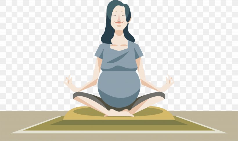 Yoga U5b55u5987 Pregnancy, PNG, 5599x3322px, Yoga, Designer, Meditation, Neck, Physical Fitness Download Free
