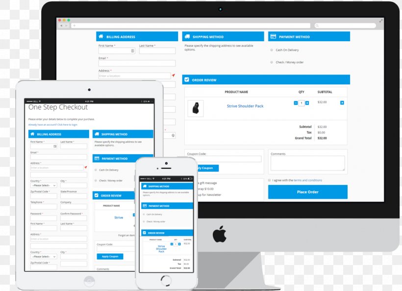 Extend Right - Responsive Web Design Magento E-commerce WooCommerce Online Shopping PNG