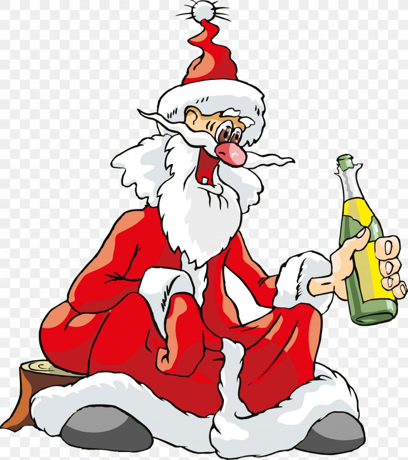 Santa Claus Christmas Tree Ded Moroz Clip Art, PNG, 3691x4170px, Santa Claus, Art, Artwork, Christmas, Christmas Decoration Download Free