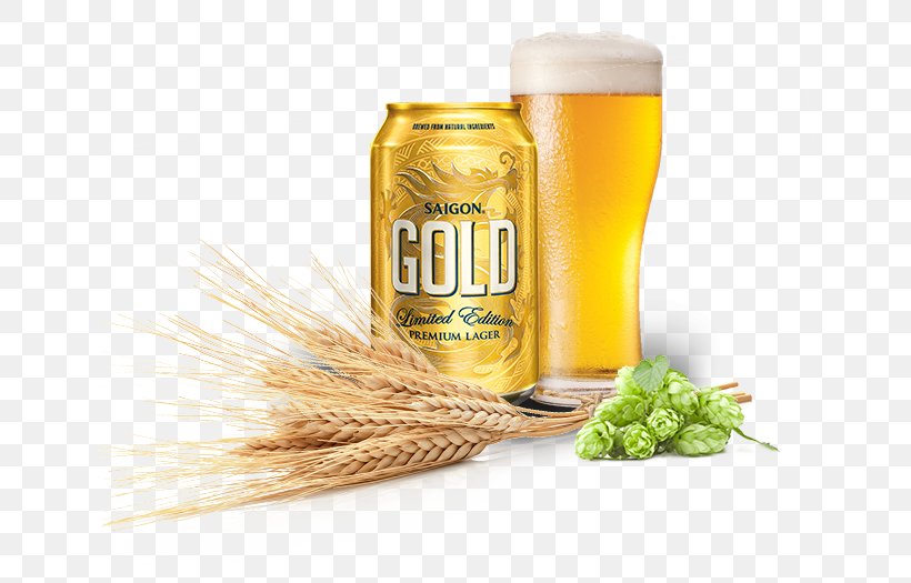 Beer Lager Saigon Gold Sabeco Brewery Sản Phẩm, PNG, 646x525px, Beer, Aluminum Can, Barley, Barrel, Beer Glass Download Free