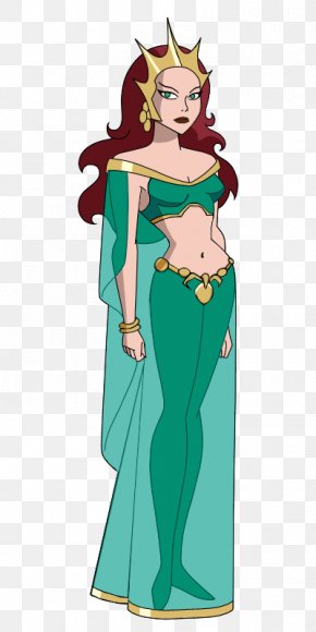 Justice League Recombination - Mera Justice League Aquaman Cartoon Comics PNG