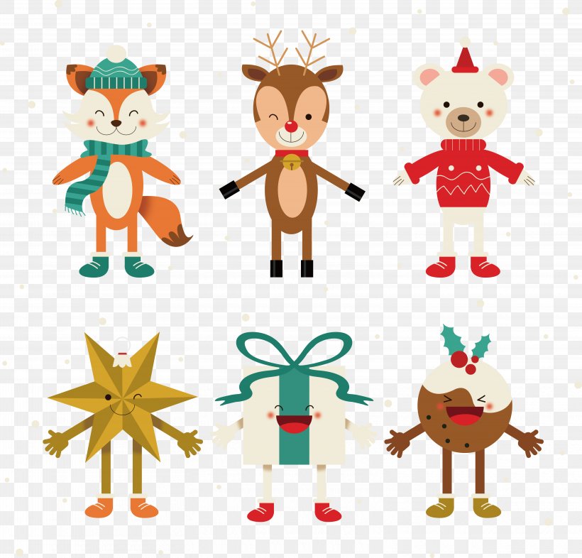 Reindeer Christmas Ornament Star Of Bethlehem, PNG, 6250x5991px, Reindeer, Animation, Art, Cartoon, Christmas Download Free