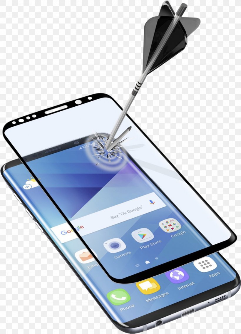 Smartphone Samsung Galaxy S8+ Screen Protectors Toughened Glass, PNG, 865x1200px, Smartphone, Cellular Network, Communication Device, Computer, Computer Accessory Download Free