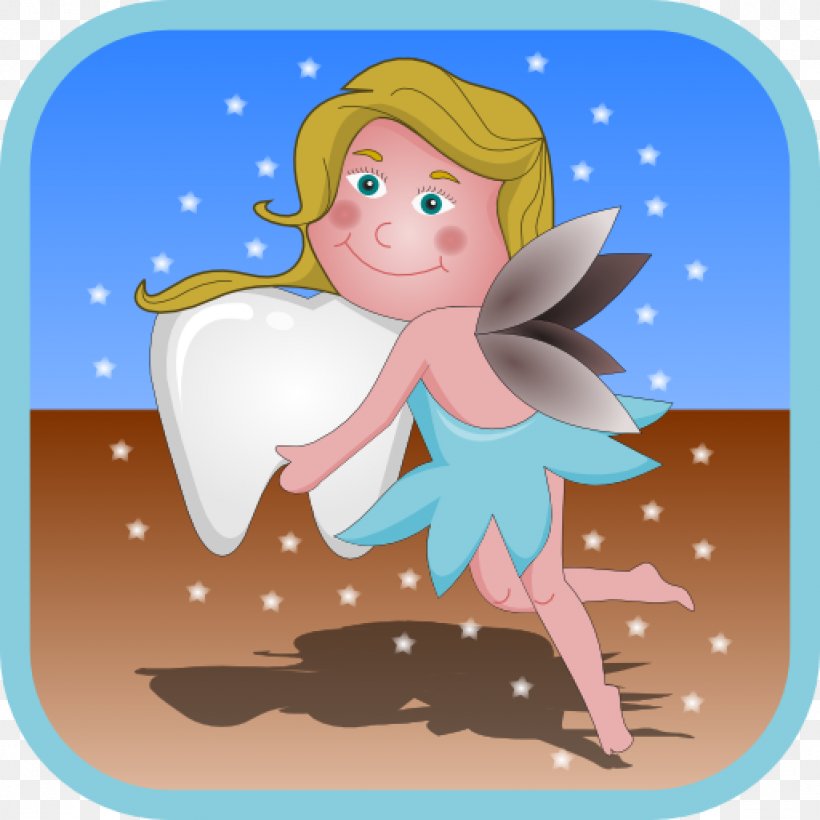 Tooth Fairy Human Tooth Tooth Enamel, PNG, 1024x1024px, Tooth Fairy, Angel, Art, Cartoon, Child Download Free