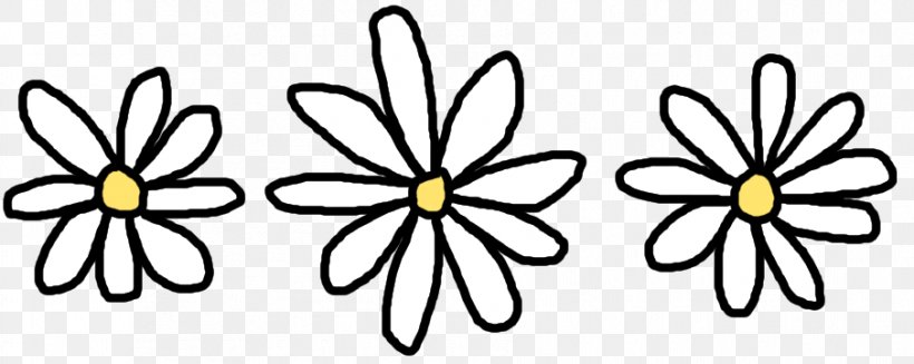 Sticker Flower Floral Design Drawing, PNG, 905x361px, Sticker, Art, Artwork, Black And White, Cut Flowers Download Free