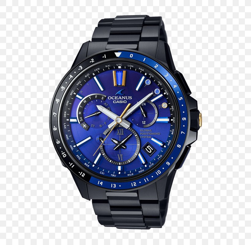 Watch Casio Oceanus Casio Edifice G-Shock, PNG, 500x800px, Watch, Blue, Brand, Casio, Casio Edifice Download Free