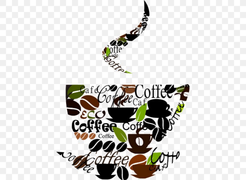Coffee Cup Cafe Tea, PNG, 445x600px, Coffee, Artwork, Brand, Cafe, Coffee Bean Download Free