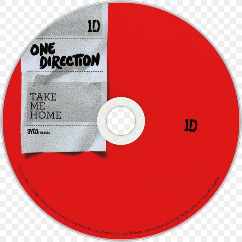 Compact Disc Take Me Home Tour One Direction Up All Night, PNG, 1000x1000px, Watercolor, Cartoon, Flower, Frame, Heart Download Free