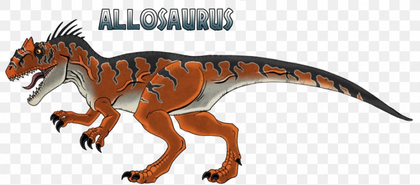 Tyrannosaurus Allosaurus Dinosaur DeviantArt Velociraptor, PNG, 900x397px, Tyrannosaurus, Akita, Allosaurus, Animal, Animal Figure Download Free