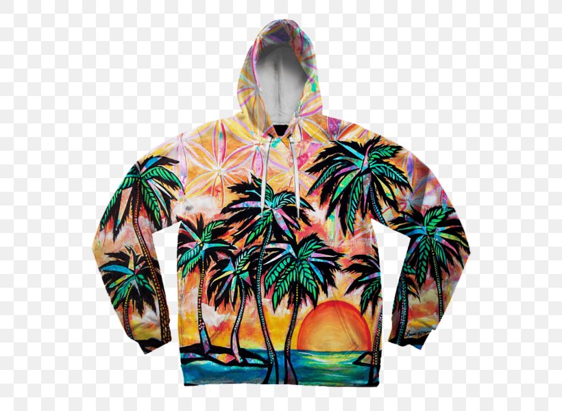 Hoodie Jumper Sweater Bluza Jacket, PNG, 600x600px, Hoodie, Arecaceae, Art, Beach, Bluza Download Free
