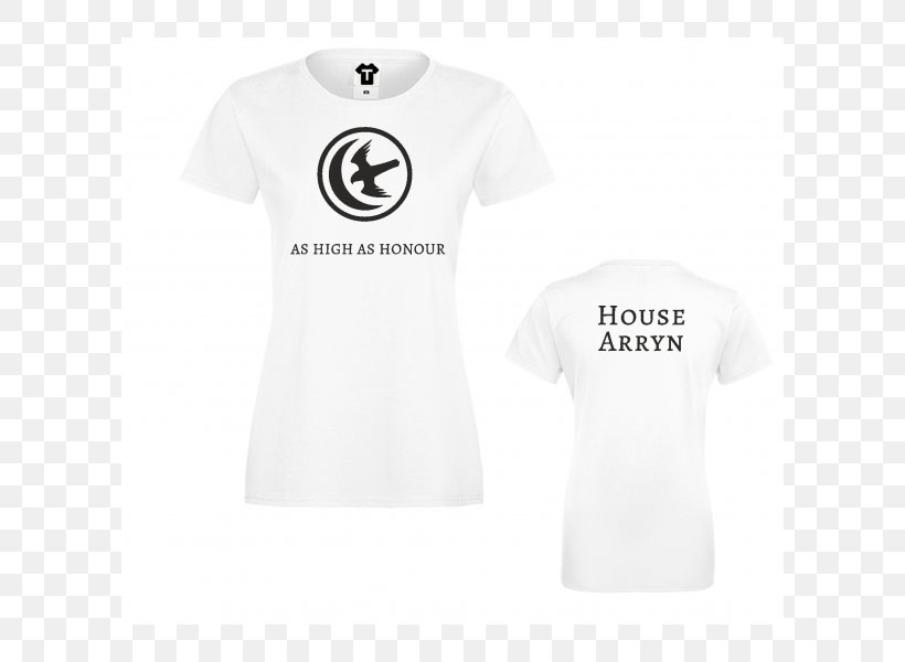 T-shirt House Arryn Daenerys Targaryen Jon Arryn Winter Is Coming, PNG, 600x600px, Tshirt, Active Shirt, Bluza, Brand, Clothing Download Free