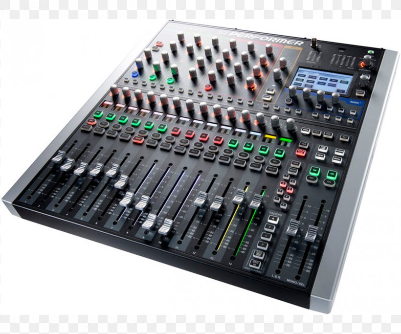 Microphone Soundcraft Spirit Si Performer 3 Audio Mixers Digital Mixing Console, PNG, 1200x1000px, Watercolor, Cartoon, Flower, Frame, Heart Download Free